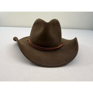 Bailey Joe Eder LiteFelt Crushable Wool Western‎ Hat Brown